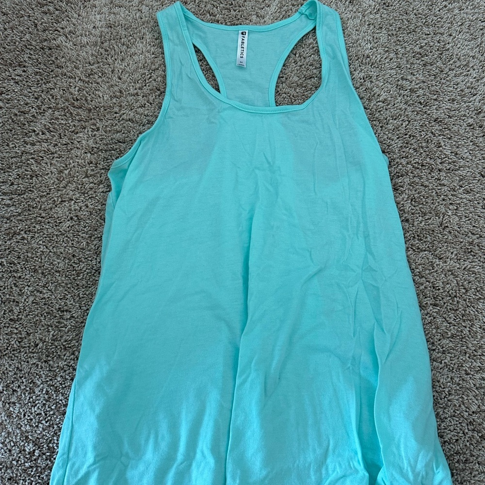 Fabletics Light Blue Tank Top